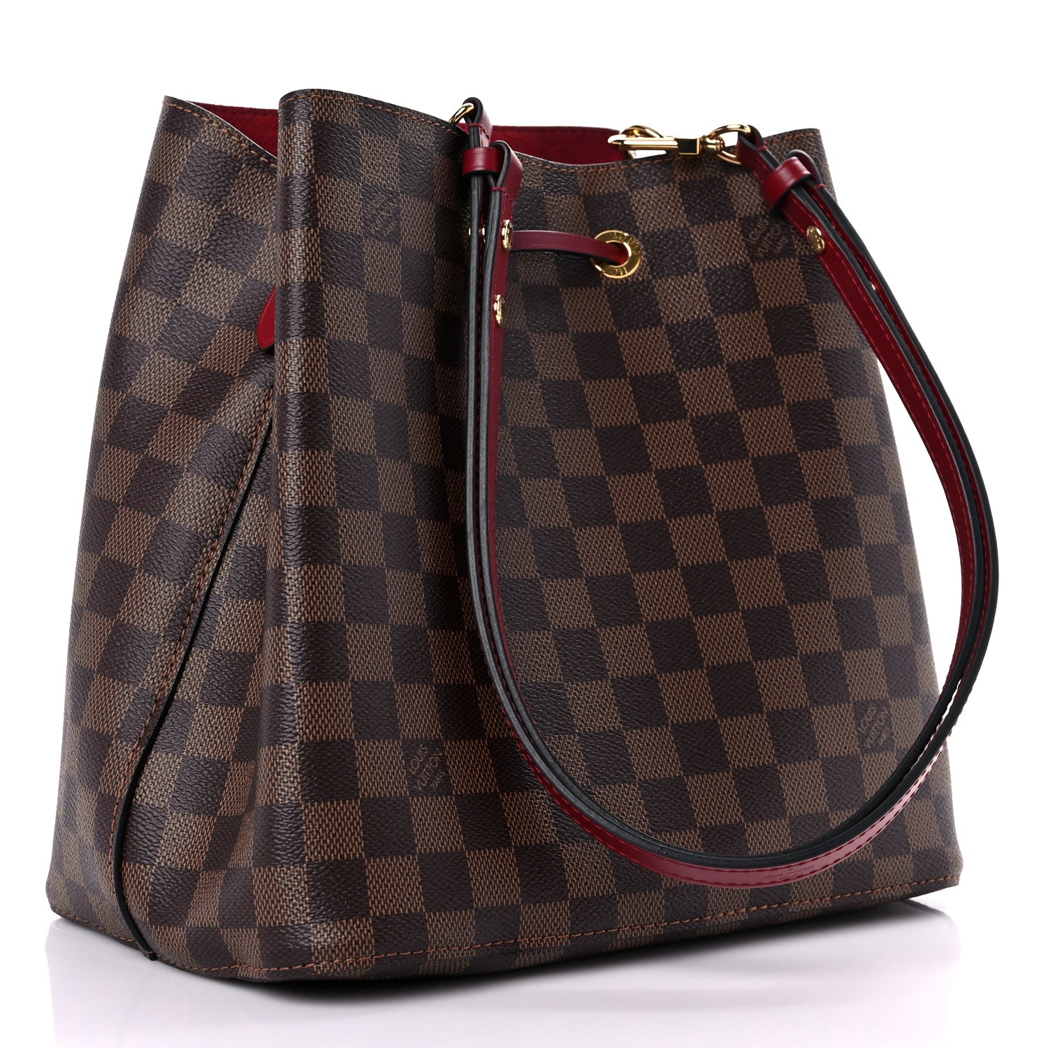 Louis Vuitton Damier Ebene Neonoe MM Cherry Berry 3 of 9