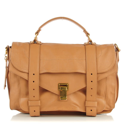 Proenza Schouler Lambskin Medium PS1 Satchel Sahara 1 of 11