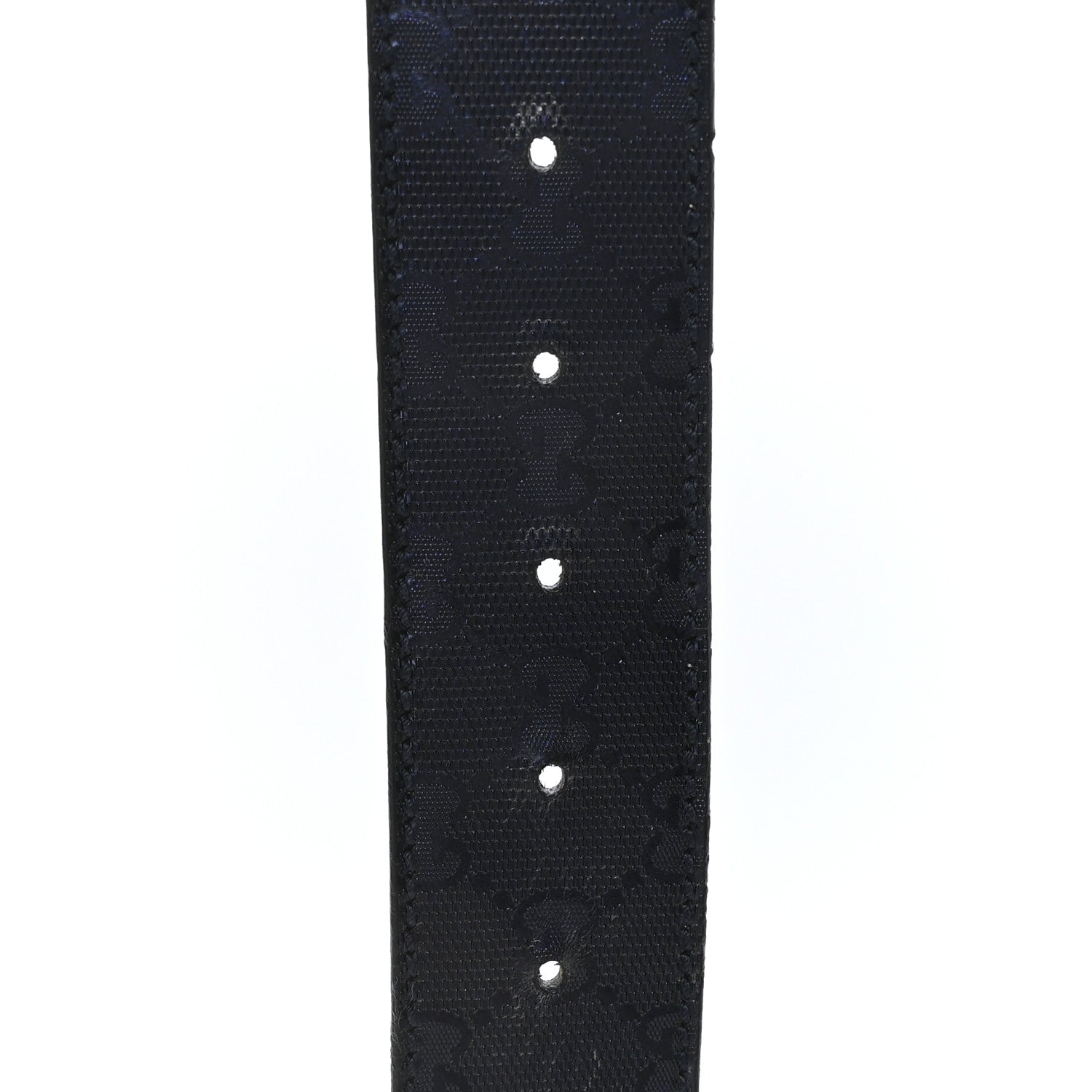Gucci Guccissima Interlocking G Belt 95 38 Navy 5 of 7