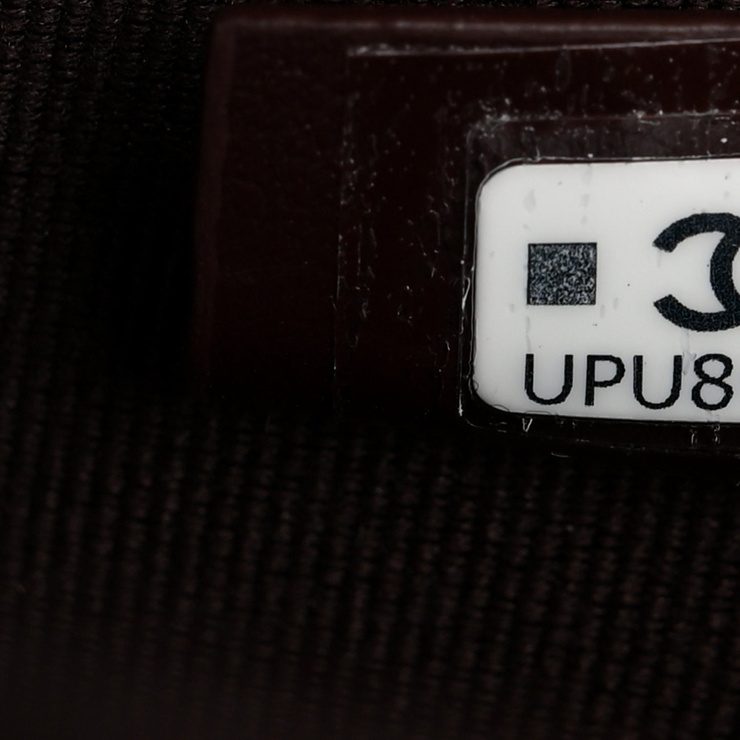 Caviar Quilted Top Handle Clutch With Chain Dark Brown