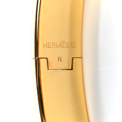 Hermes Enamel Narrow Clic Clac H Bracelet PM Rose de Chine 4 of 4