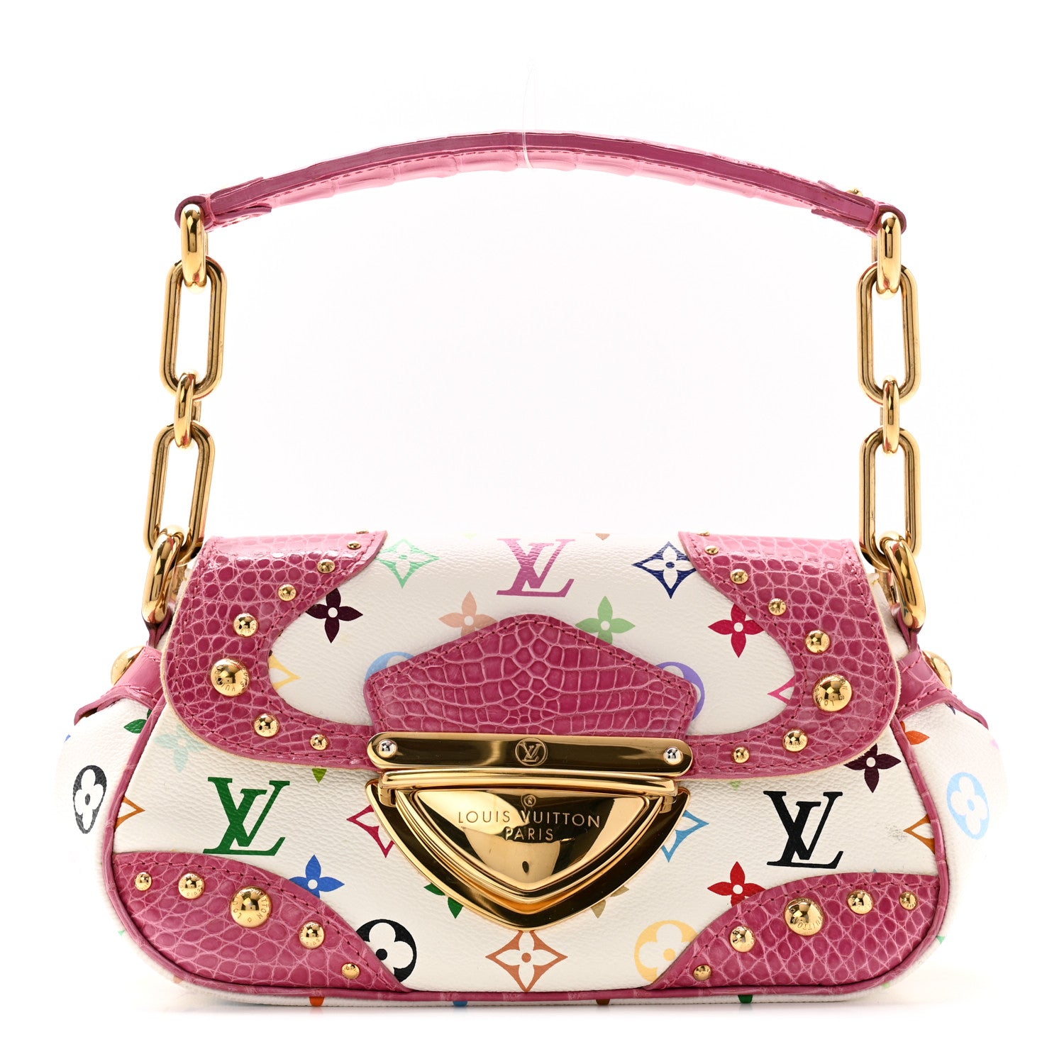Louis Vuitton Monogram Multicolor Alligator Marilyn White 1 of 11
