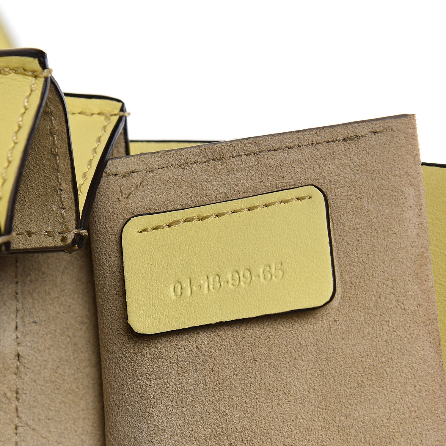 Chloe Suede Calfskin Mini Faye Bracelet Bag Lemonade 6 of 10