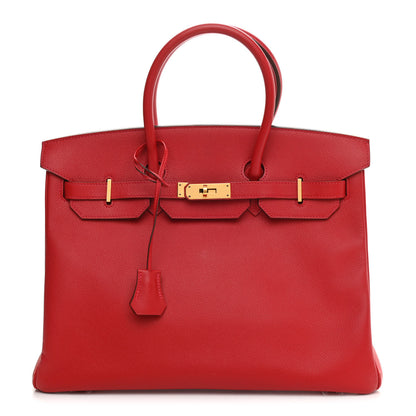 Hermes Epsom Birkin 35 Rouge Casaque 1 of 10