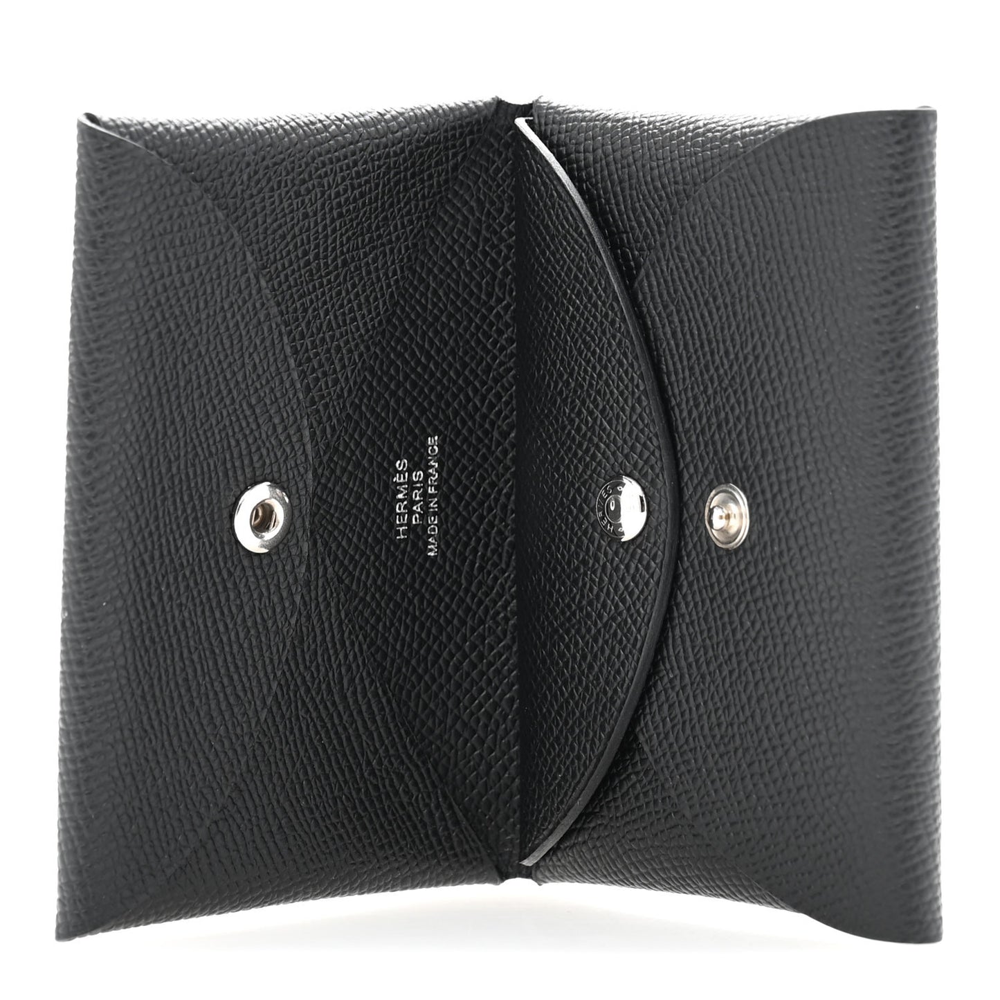 Epsom Calvi Duo Card Case Black