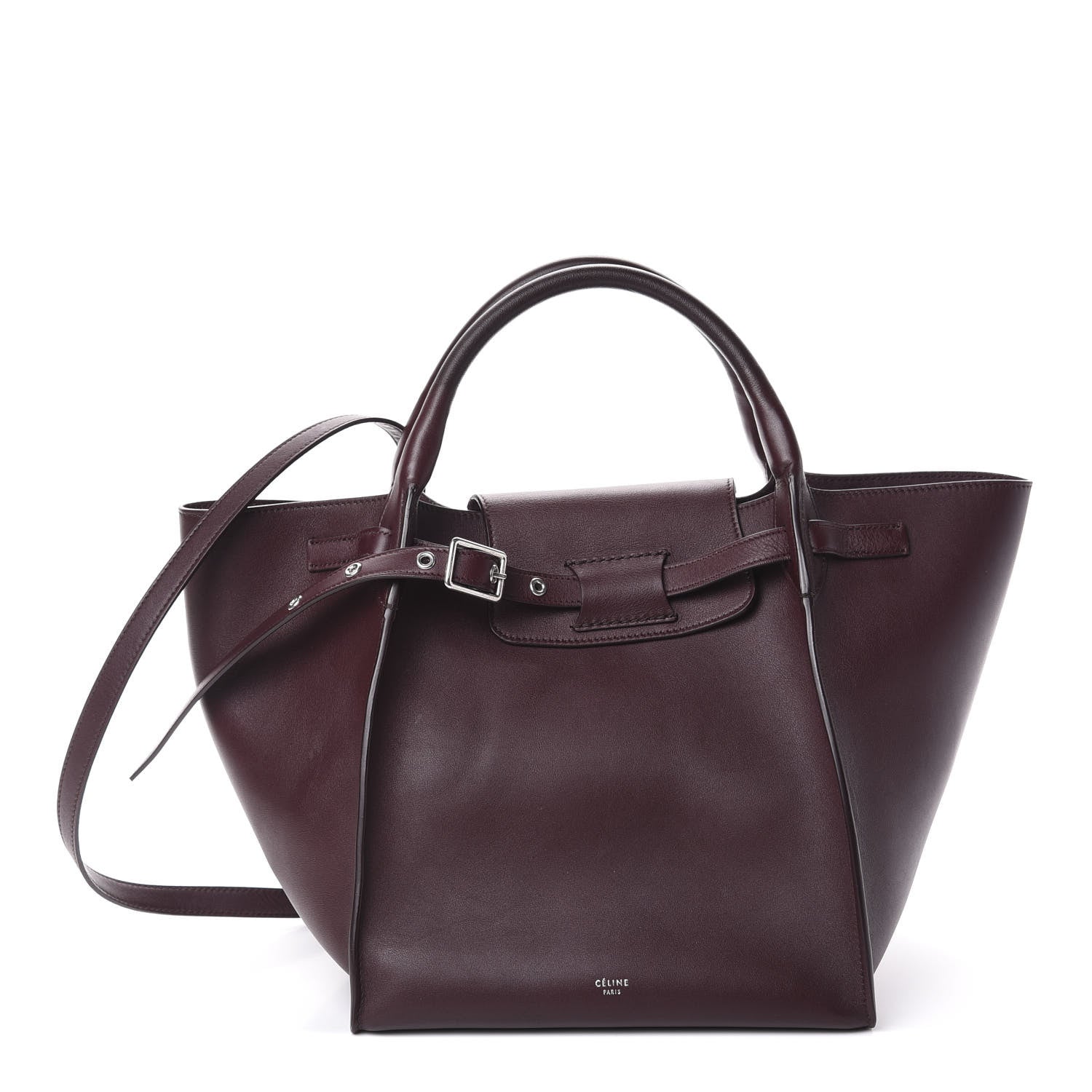 Celine Smooth Calfskin Small Big Bag Burgundy 1 of 9