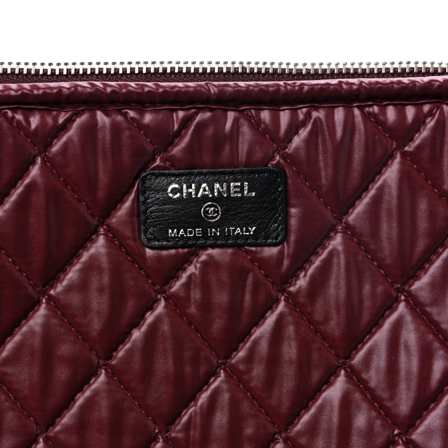 Chanel Nylon Quilted Laptop Case Black 6 of 12