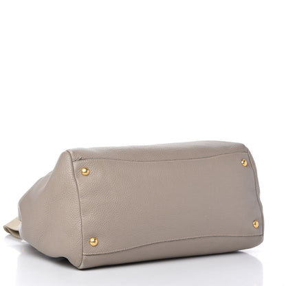 Prada Vitello Daino Tote Argilla 4 of 12