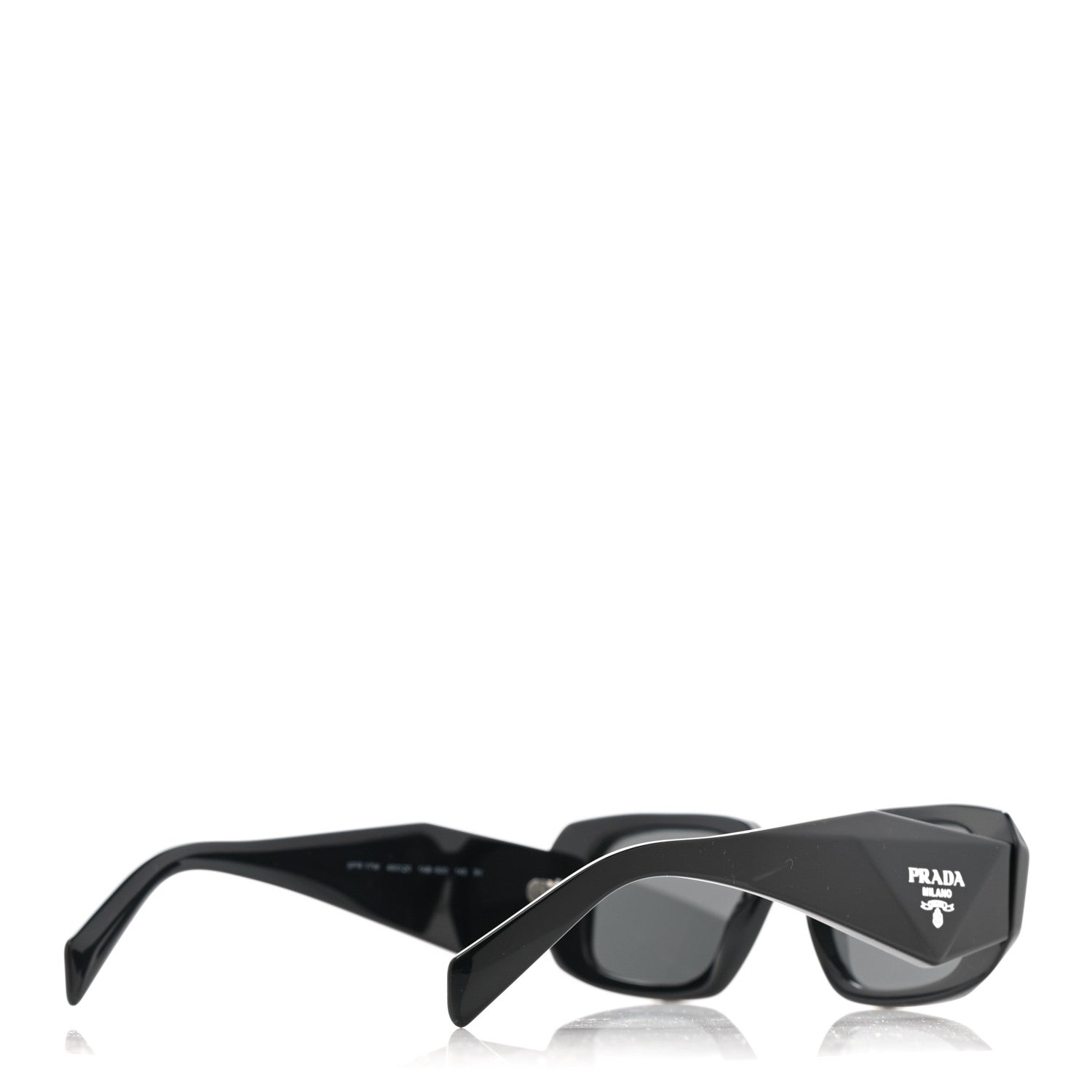 Prada Acetate Symbole Sunglasses SPR 17W Black 5 of 8