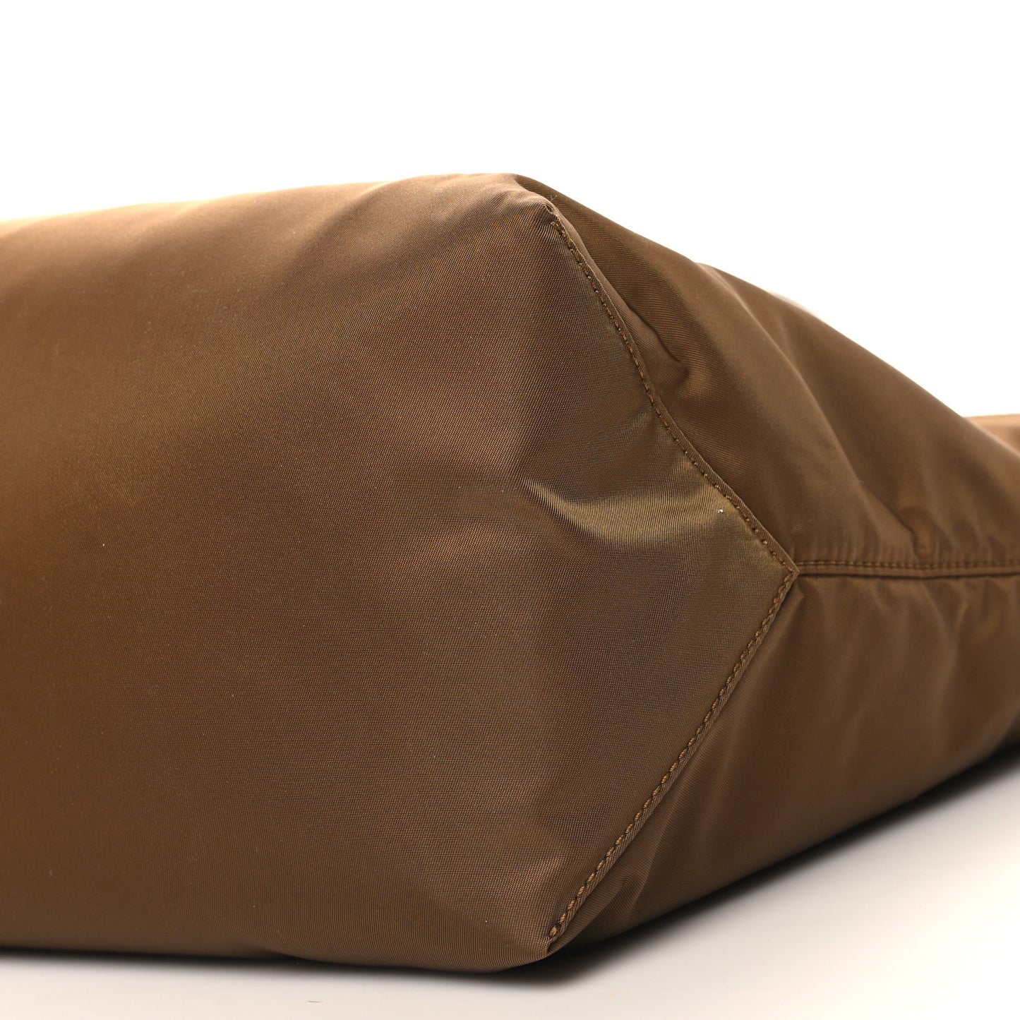 Re-Nylon Saffiano Large Tote Cork Beige