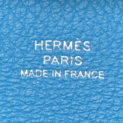 Hermes Evercolor Bastia Coin Purse Bleu Zanzibar 6 of 8