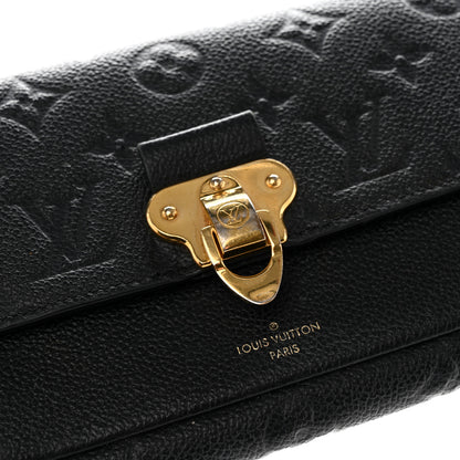 Louis Vuitton Empreinte Vavin Chain Wallet Black 10 of 15