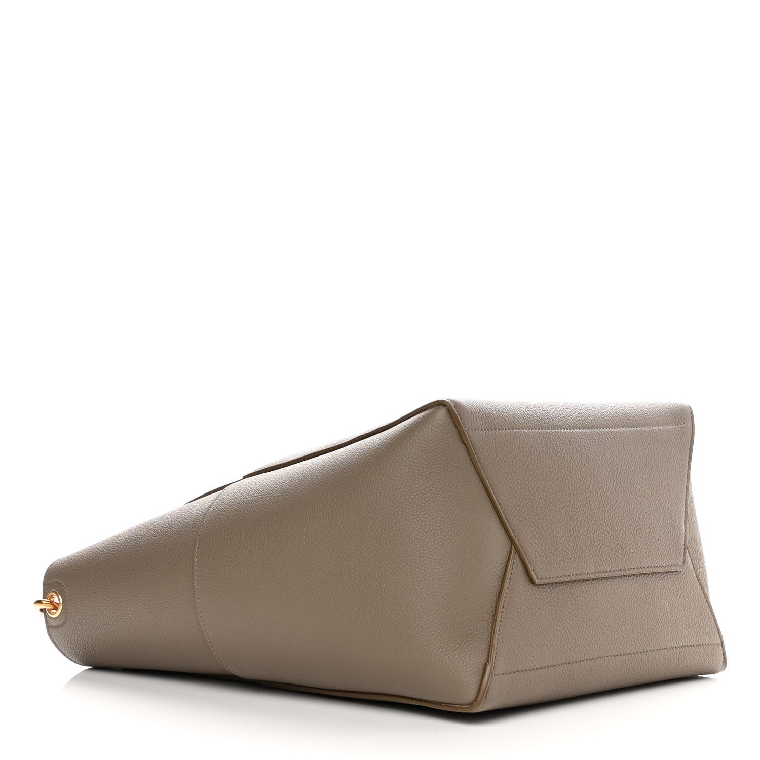 Celine Soft Grained Calfskin Sangle Bucket Bag Taupe 4 of 8