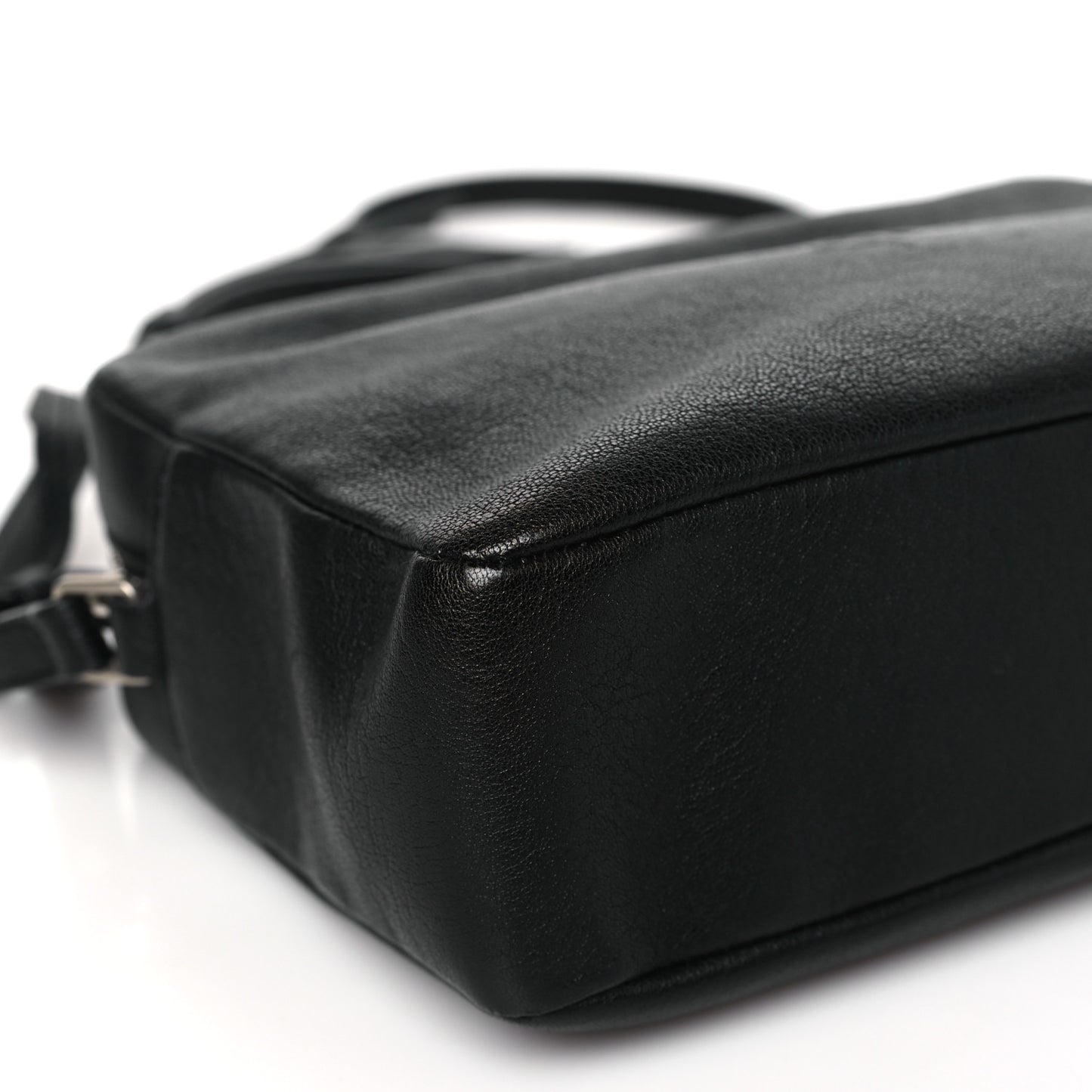 Lambskin Monogram Small Lou Camera Bag Black