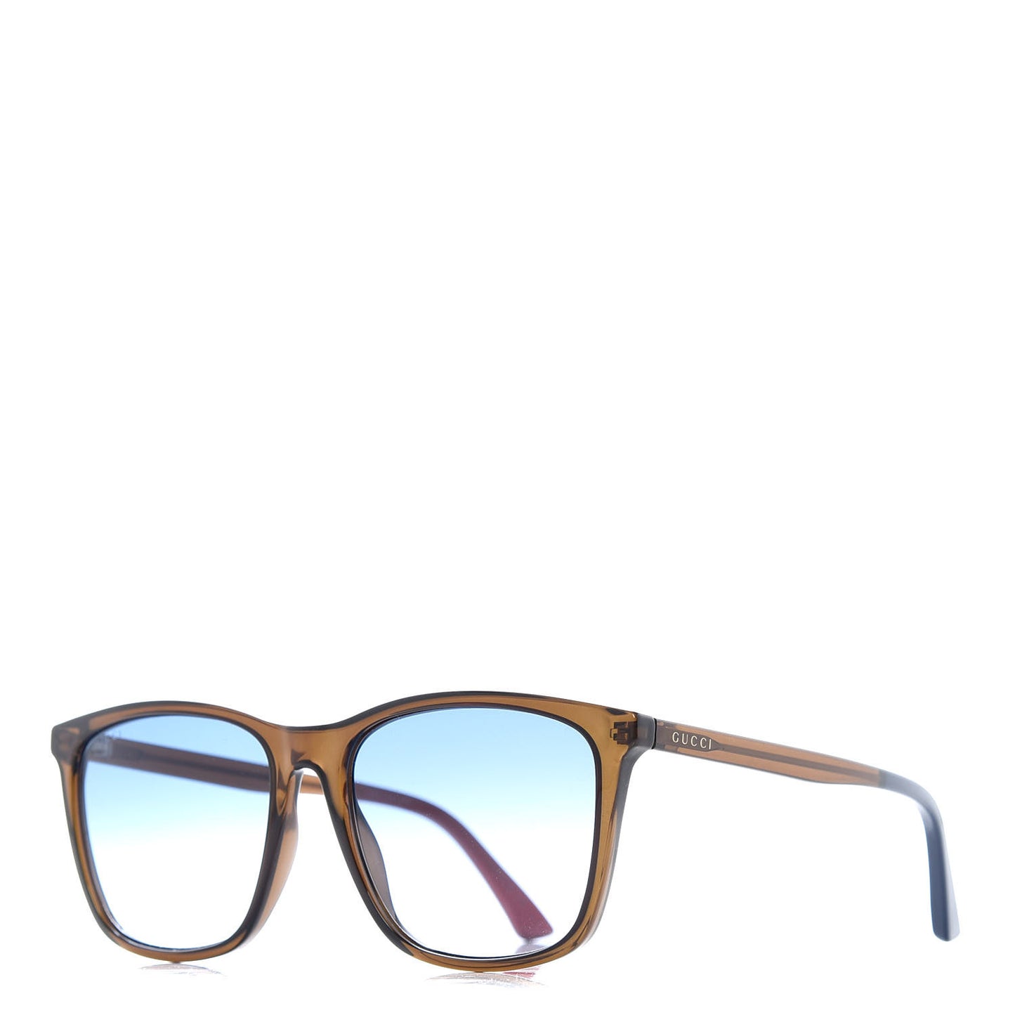 Acetate Square Frame Sunglasses GG0404S Brown