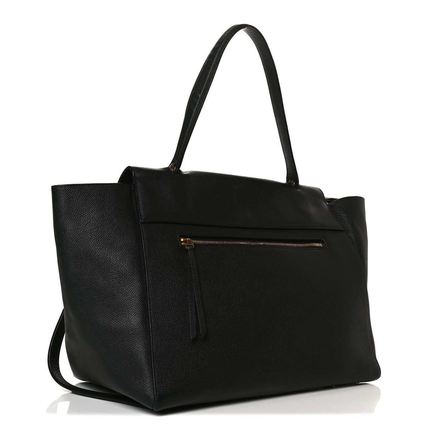 Grained Calfskin Small Belt Bag Black