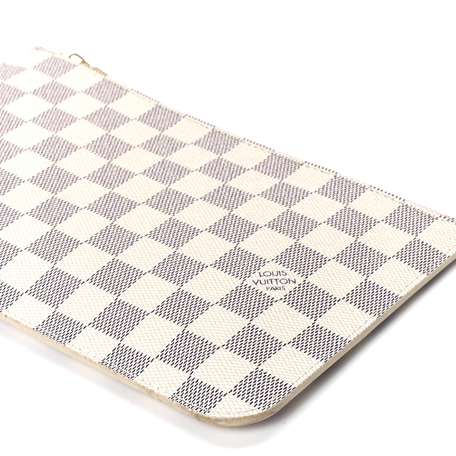 Louis Vuitton Damier Azur Neverfull MM GM Pochette Rose Ballerine 11 of 11