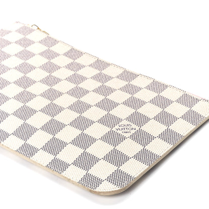 Louis Vuitton Damier Azur Neverfull MM GM Pochette Rose Ballerine 11 of 11
