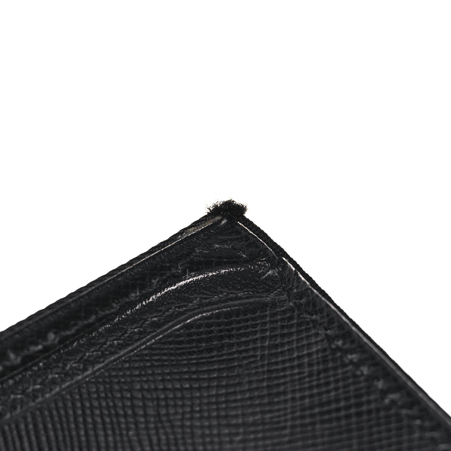Prada Tessuto Nylon Tri-Fold Compact Wallet Black 13 of 16