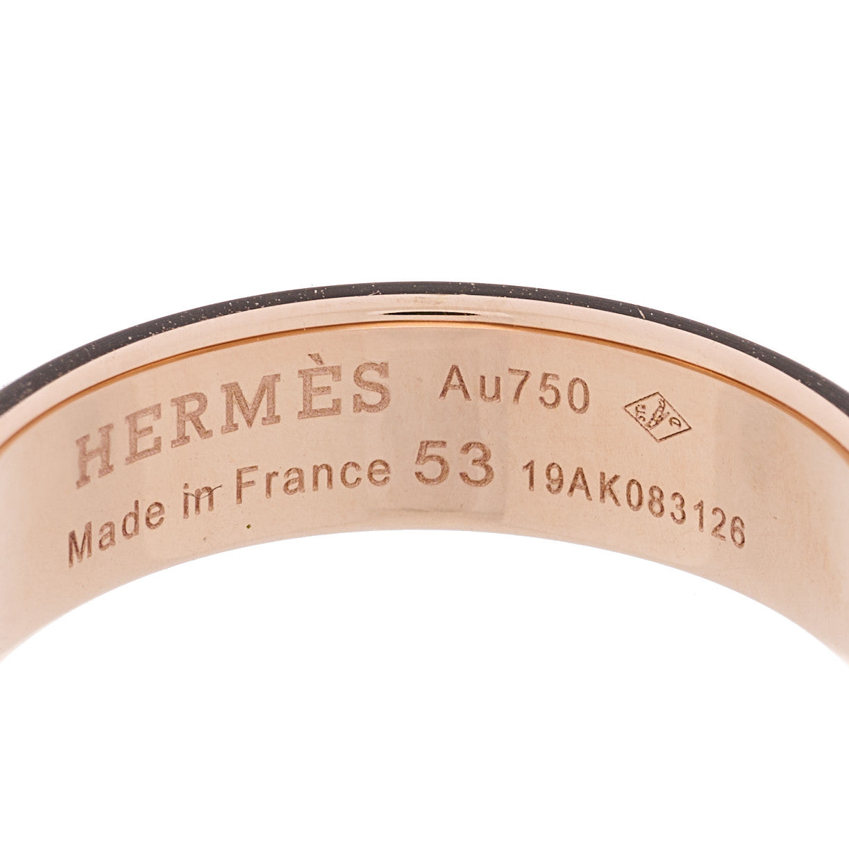 18K Rose Gold PM Collier De Chien Ring 53 6.25