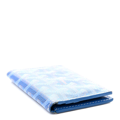 Goyard Goyardine Saint Marc Folding Card Case Sky Blue 4 of 9