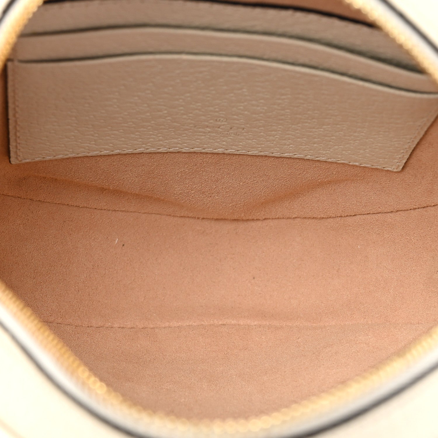 Gucci Textured Calfskin Web Mini Ophidia Round Backpack Mystic White 4 of 7