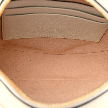 Gucci Textured Calfskin Web Mini Ophidia Round Backpack Mystic White 4 of 7