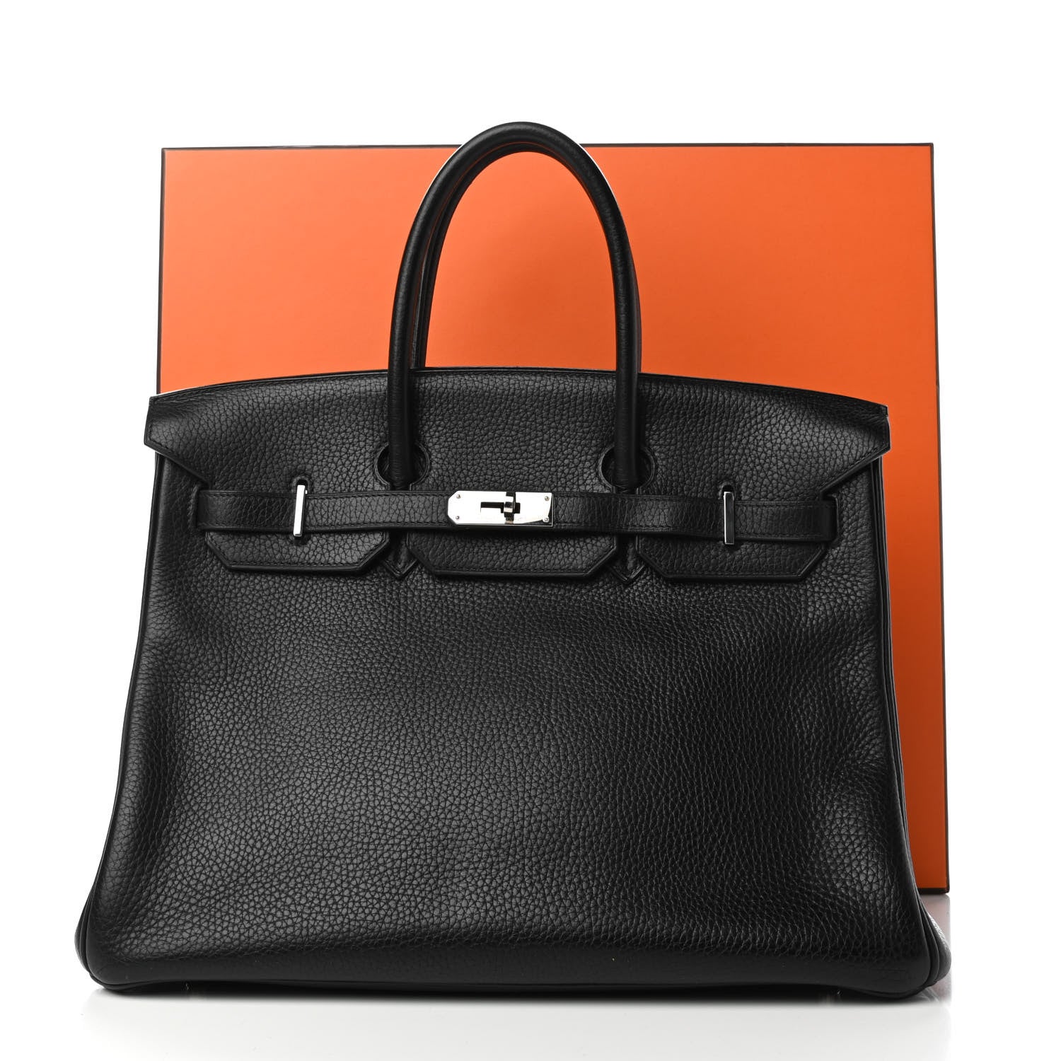 Hermes Taurillon Clemence Birkin 35 Black 11 of 11