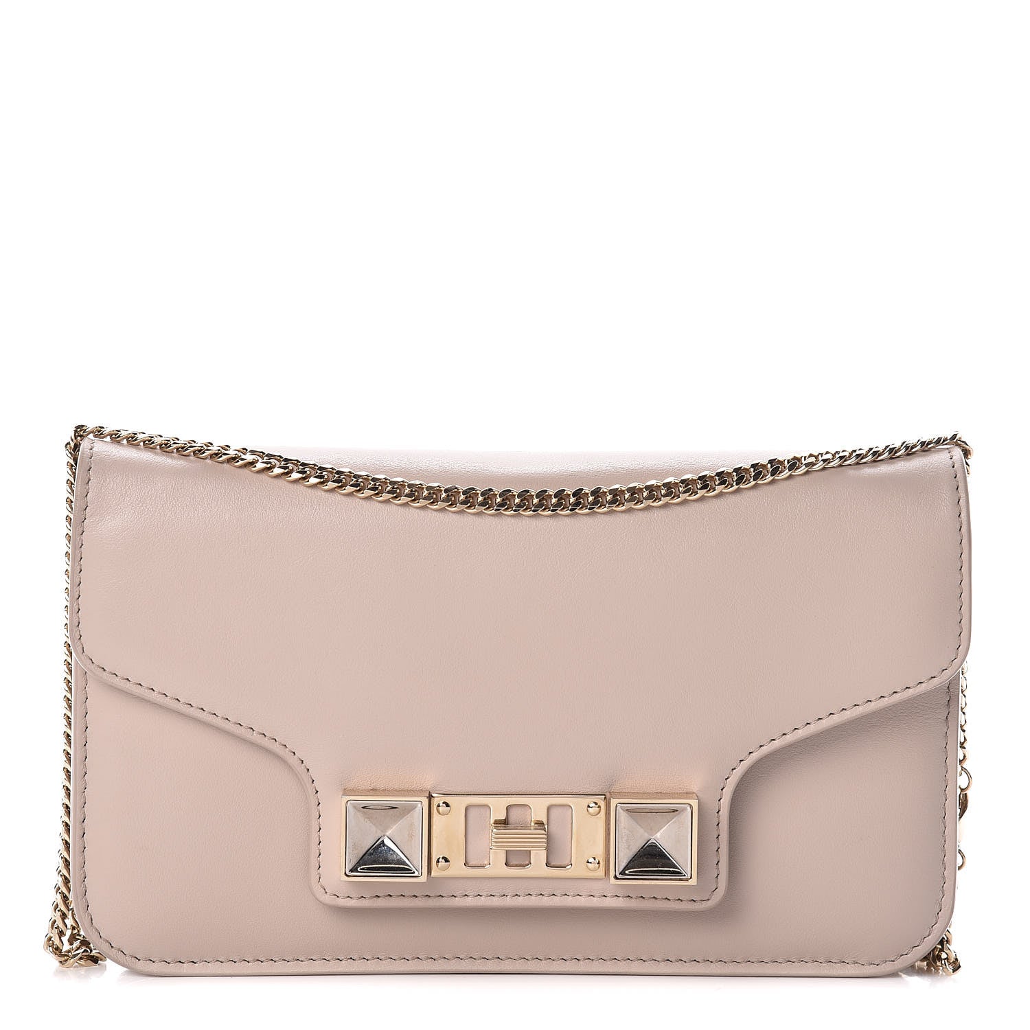 Proenza Schouler Lambskin PS11 Chain Wallet Blush 1 of 11