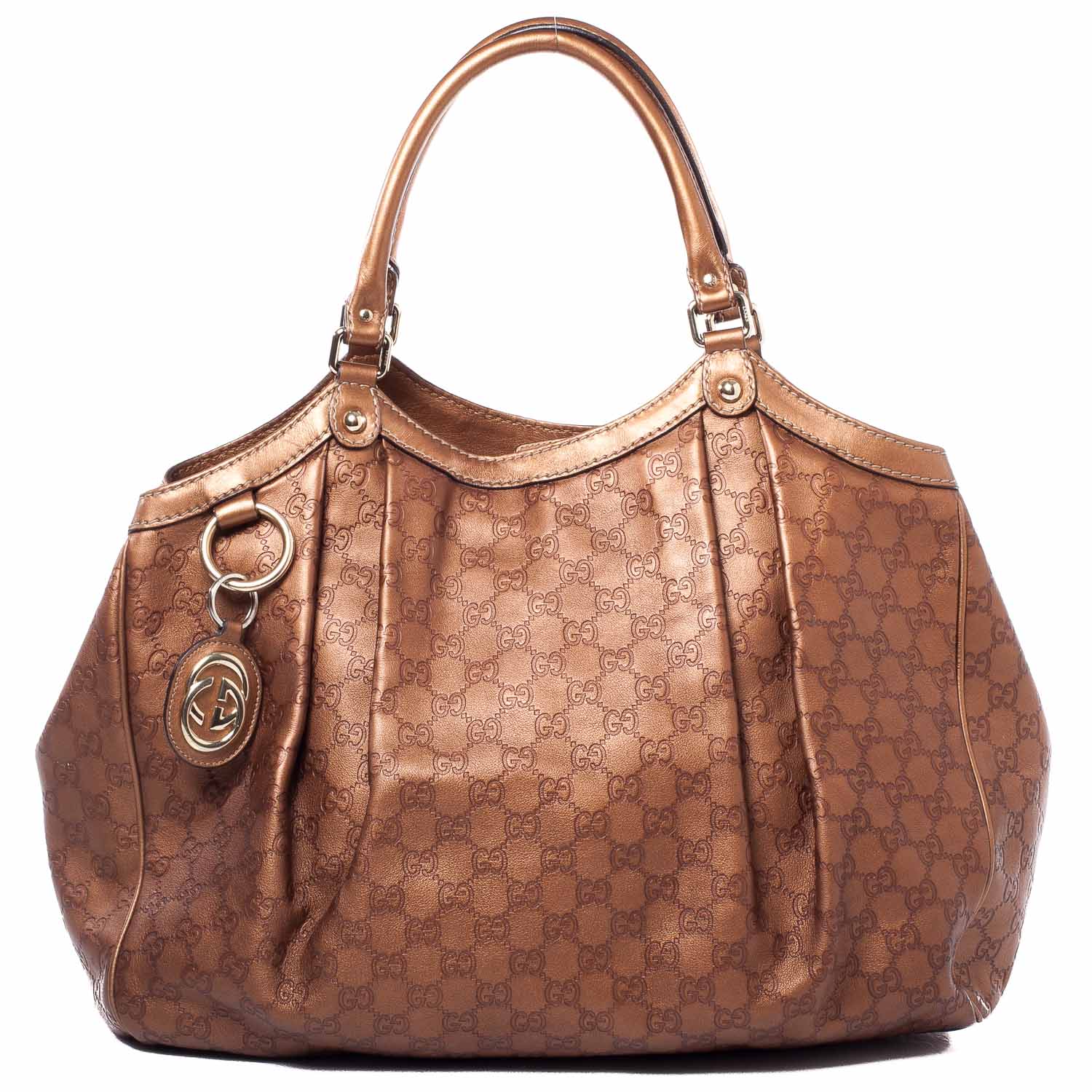 Gucci Guccissima Large Sukey Tote Bronze 1 of 10