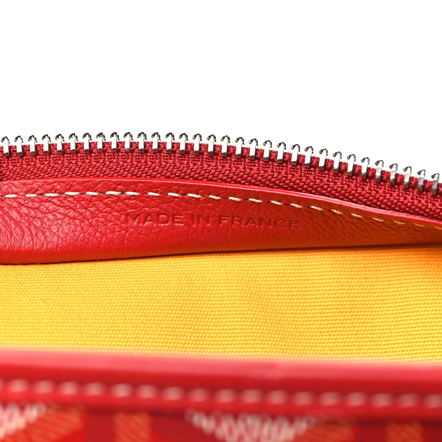 Goyard Goyardine Jouvence GM Toiletry Pouch Red 6 of 7