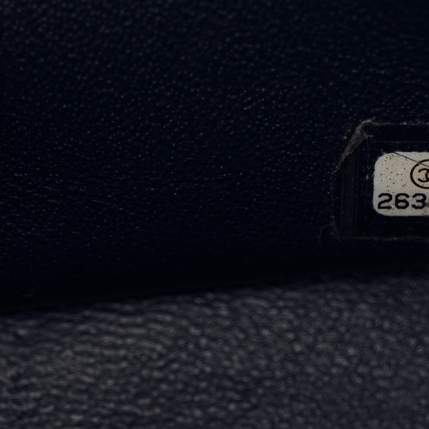 Chanel Caviar Quilted Maxi Double Flap Navy Blue 7 of 14
