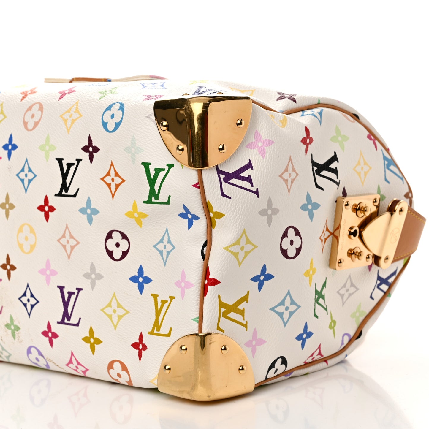 Monogram Multicolor Speedy 30 White