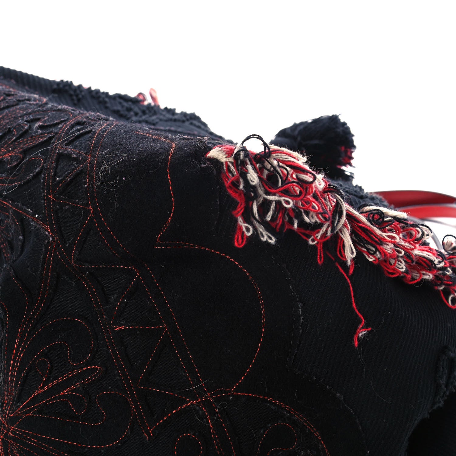 Christian Louboutin Cotton Embroidered Portugaba Black 12 of 15