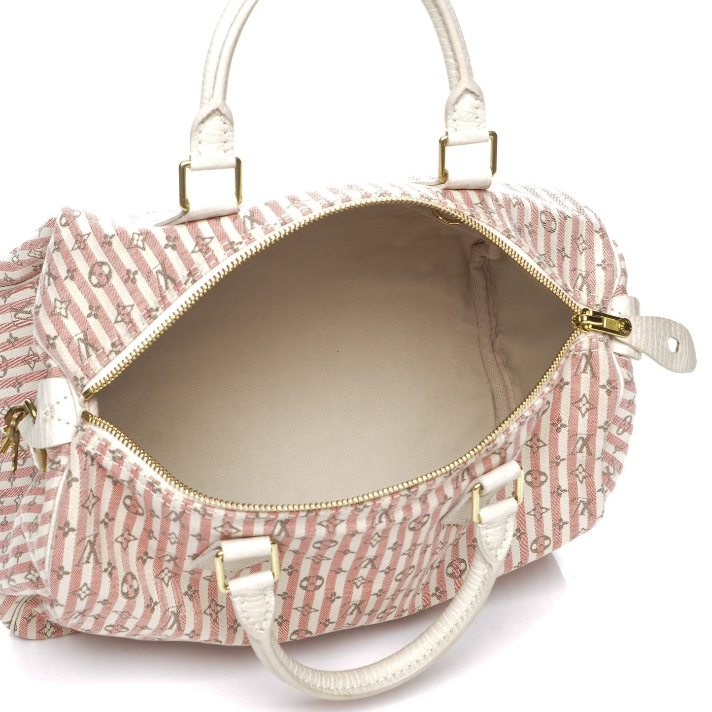 Mini Lin Croisette Speedy 30 Rouge