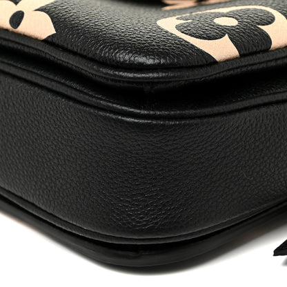 Louis Vuitton Empreinte Monogram Giant Pochette Metis Black Beige 9 of 11