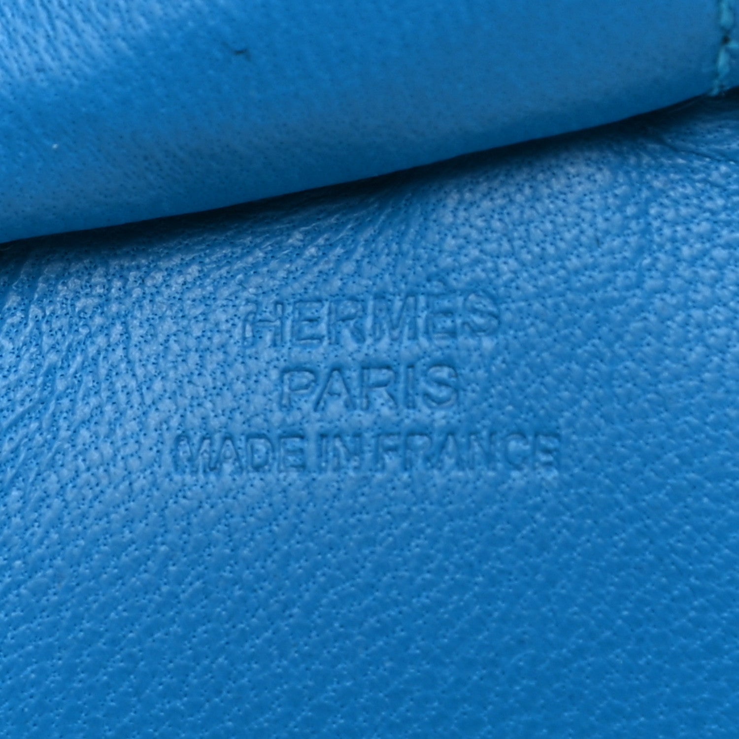 Hermes Milo Lambskin Grigri Rodeo Horse Bag Charm GM Bleu Zanzibar 4 of 6