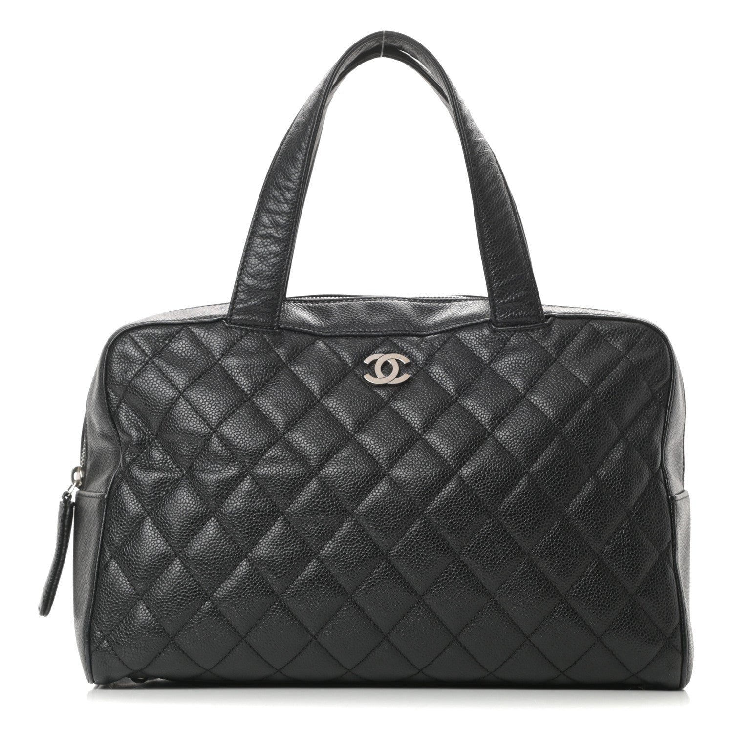 Chanel Caviar Quilted Bowler Black 1 of 11