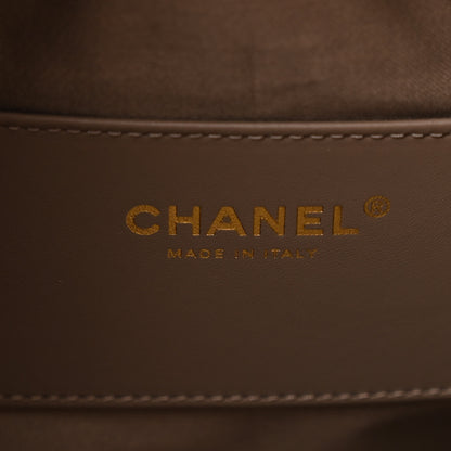 Chanel Suede Quilted Medium Chanel 25 Handbag Dark Grey 8 of 12