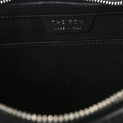 The Row Grained Calfskin Small Everyday Shoulder Bag Black 6 of 9
