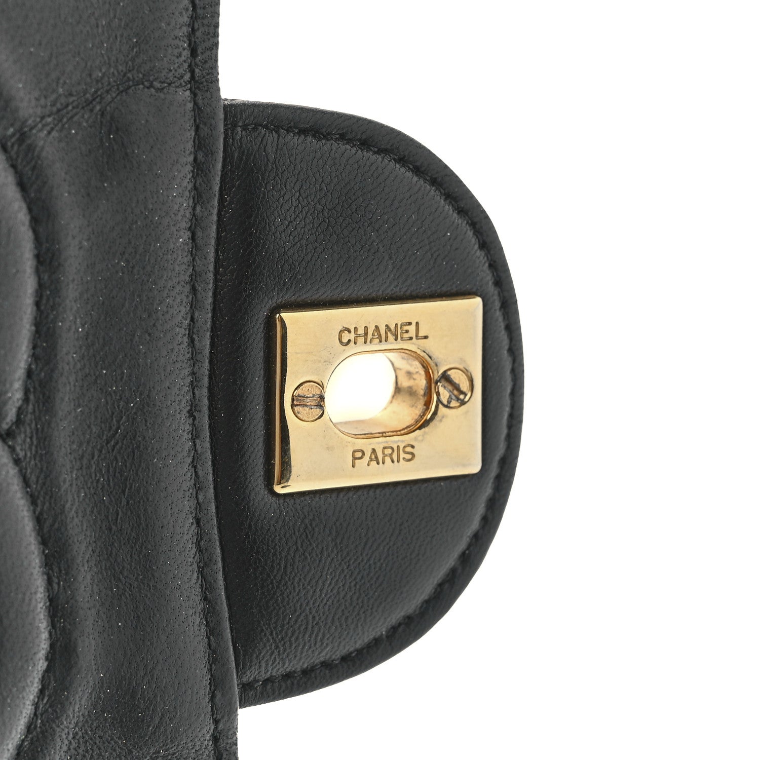 Chanel Lambskin Quilted Small Single Flap Black 7 of 12