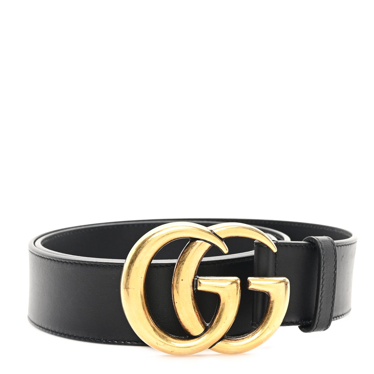 Gucci Calfskin Double G 40mm Belt 85 34 Black 1 of 4
