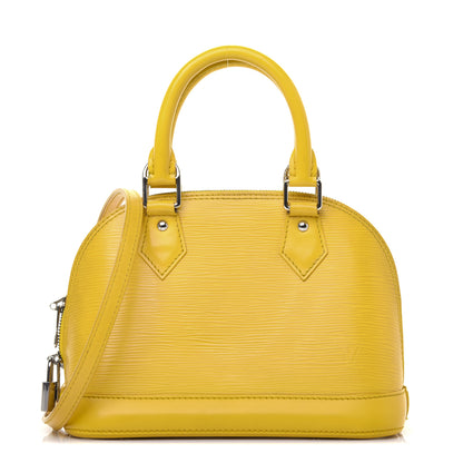 Louis Vuitton Epi Alma BB Citron 1 of 35