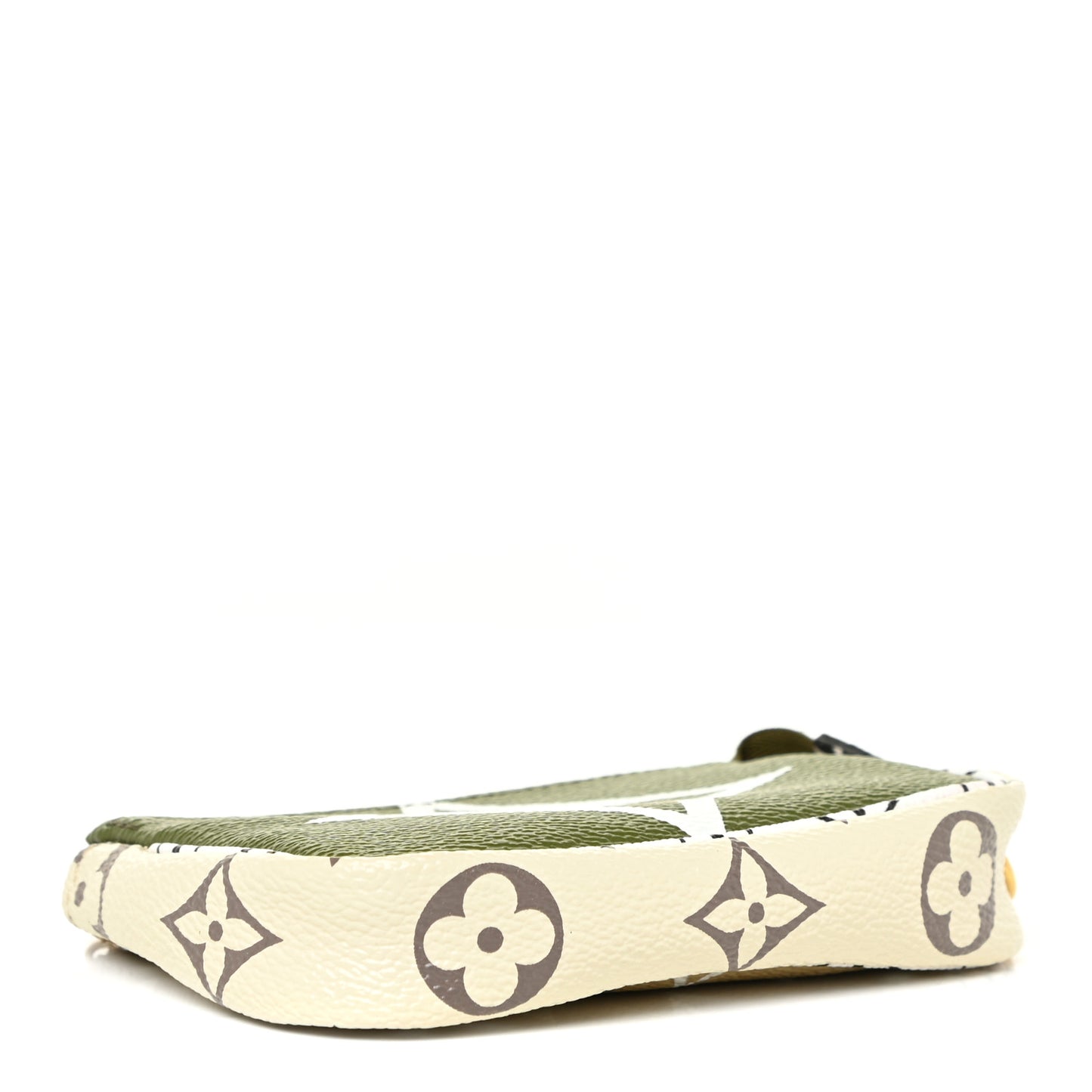 Monogram Giant Micro Pochette Accessories Kaki White