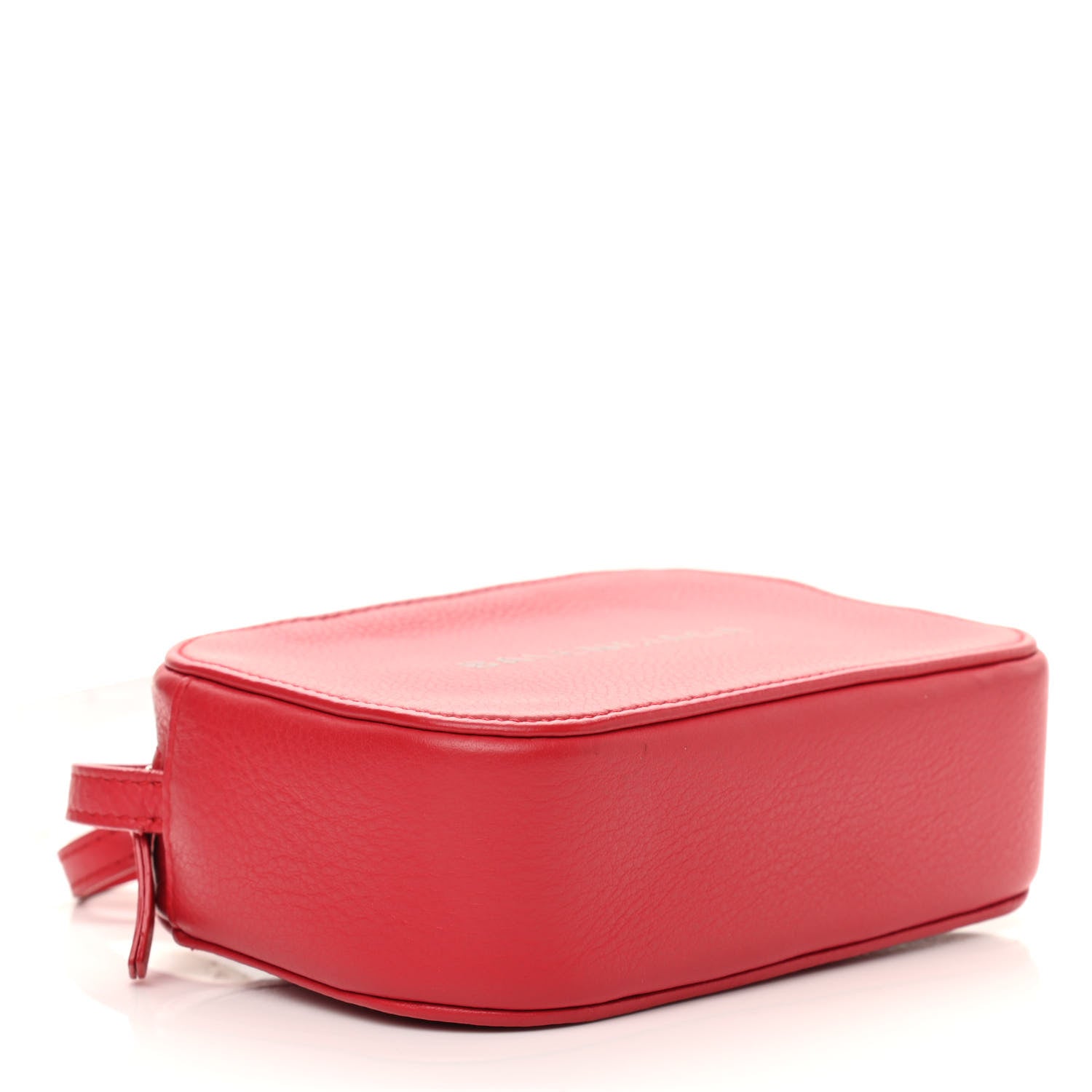 Balenciaga Calfskin Logo XS Everyday Camera Bag Rouge Lantern Black 4 of 12