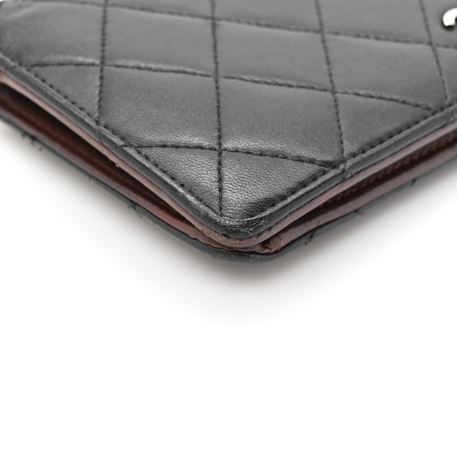 Chanel Lambskin Quilted Yen Wallet Black 11 of 14
