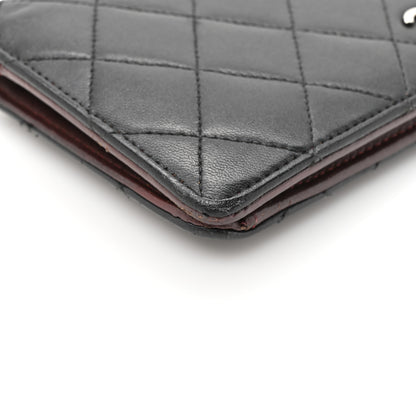 Chanel Lambskin Quilted Yen Wallet Black 11 of 14