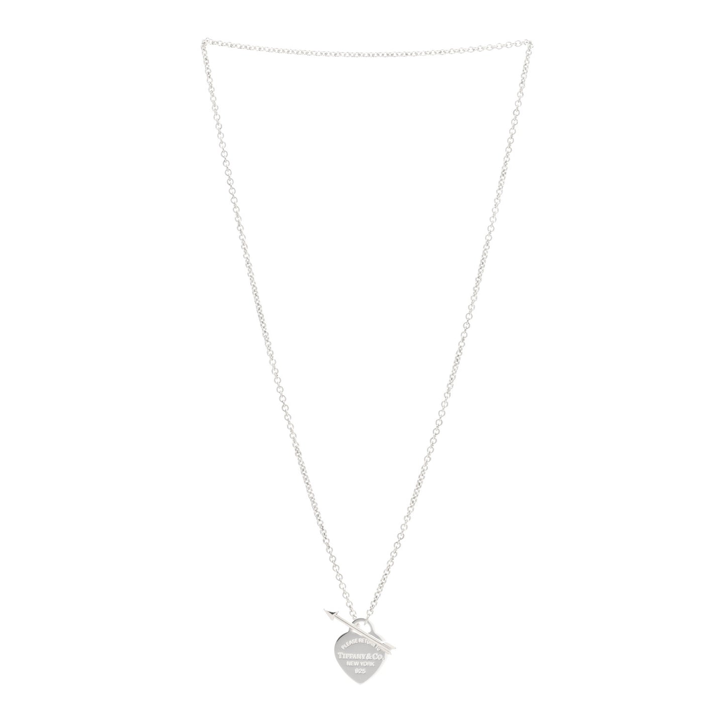 Sterling Silver Small Return to Tiffany Lovestruck Pendant Necklace