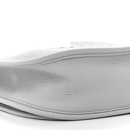 Hermes Taurillon Clemence Evelyne III PM Bleu Pale 9 of 11