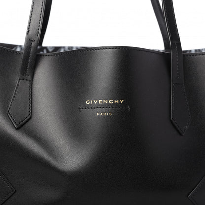 Givenchy Smooth Calfskin Wing Shopper Tote Black White 9 of 9